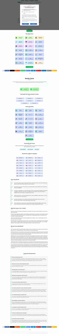 Снимак екрана wordleplay.com