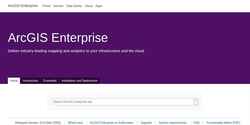 Screenshot enterprise.arcgis.com