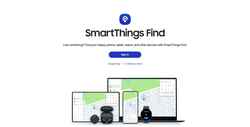 Zrzut ekranu smartthingsfind.samsung.com