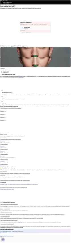 Captura de pantalla howolddoyoulook.com