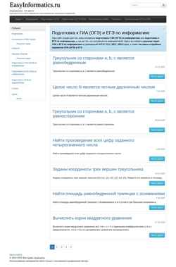Captura de pantalla easyinformatics.ru