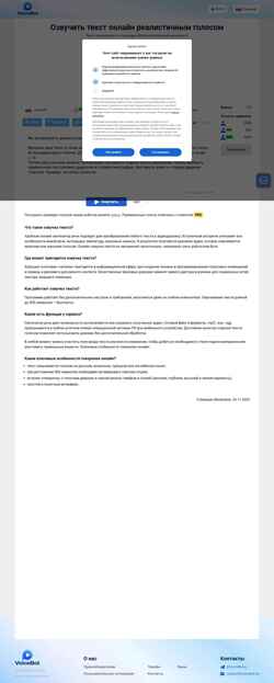 Ekran görüntüsü voicebot.su