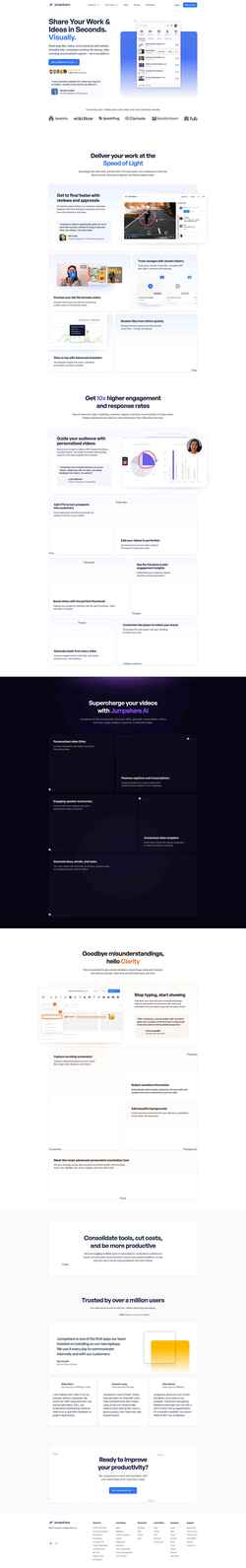 Captura de pantalla jumpshare.com