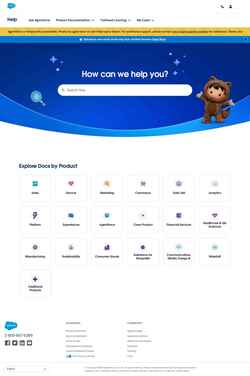 Captura de pantalla help.salesforce.com