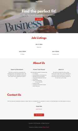 Posnetek zaslona superjobs.com