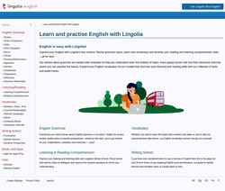 Schermata english.lingolia.com