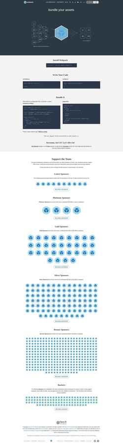 スクリーンショット webpack.js.org