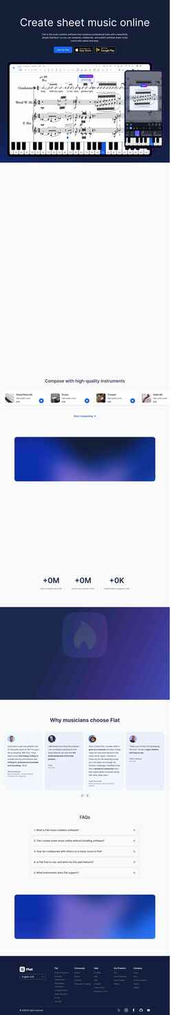 Skærmbillede flat.io