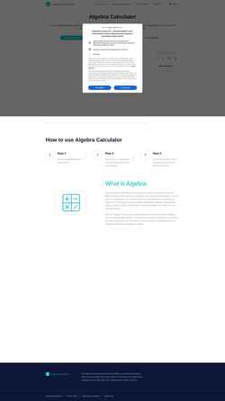 Captura de pantalla calculatoralgebra.com