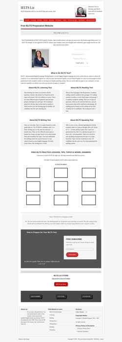 Skärmdump ieltsliz.com