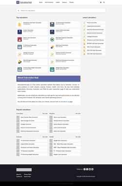 Screenshot calculatorhub.app