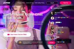 Skærmbillede pinkvideochat.com
