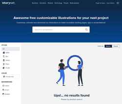 Snímek obrazovky storyset.com