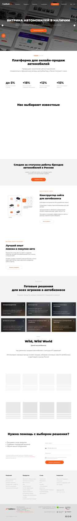 Posnetek zaslona tradedealer.ru