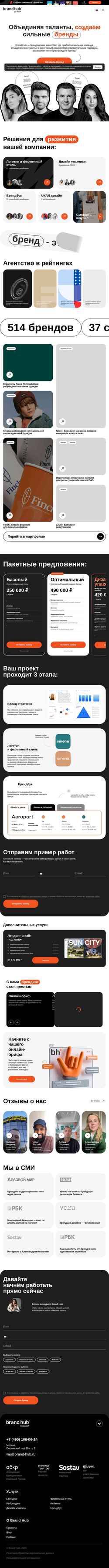 Schermata brand-hub.ru