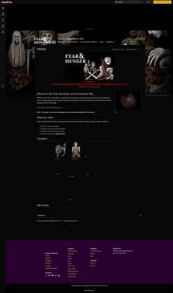 Captura de pantalla fearandhunger.fandom.com