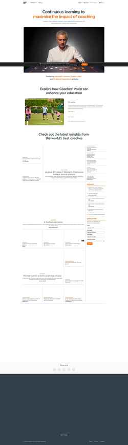Captura de pantalla learning.coachesvoice.com