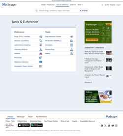 Снимак екрана reference.medscape.com