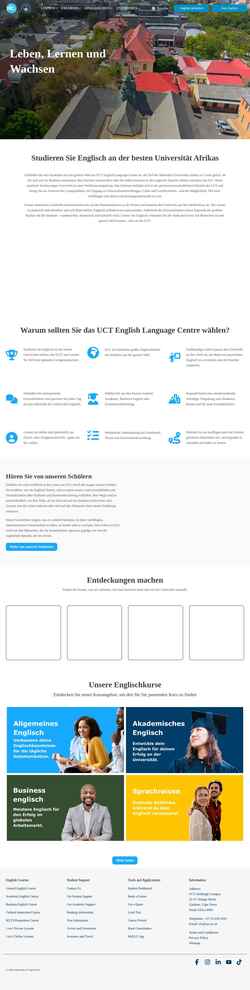 Schermata uctlanguagecentre.com