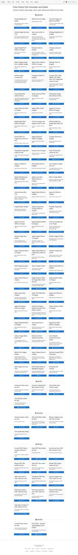 Snímek obrazovky luxa.netlify.app