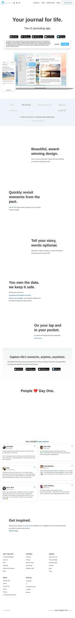 Schermata dayoneapp.com