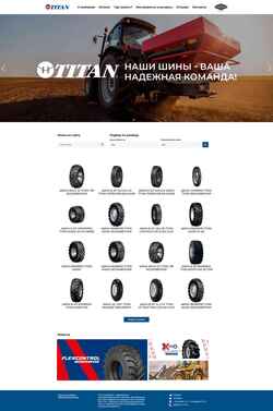 Snimka zaslona titantires.ru