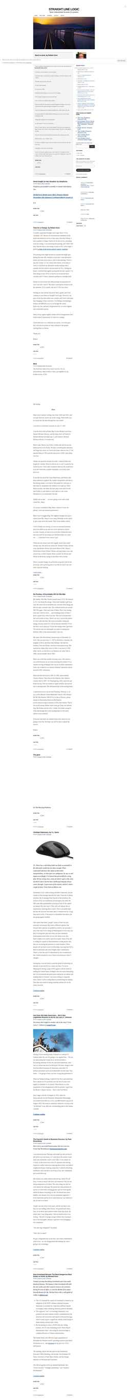 Ekraanipilt straightlinelogic.com