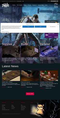 Zrzut ekranu projectzomboid.com