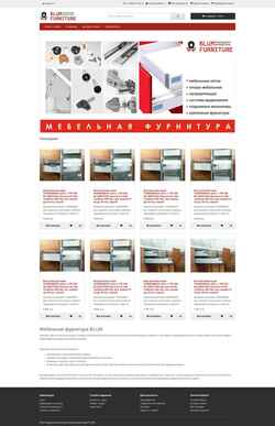 Снимак екрана www-blum.ru
