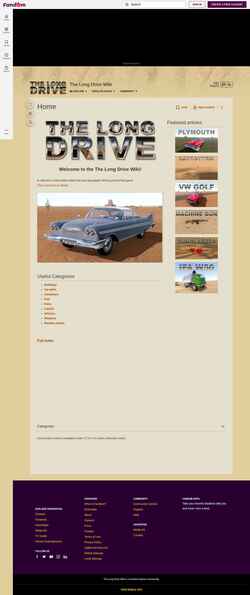 Captura de pantalla the-long-drive.fandom.com