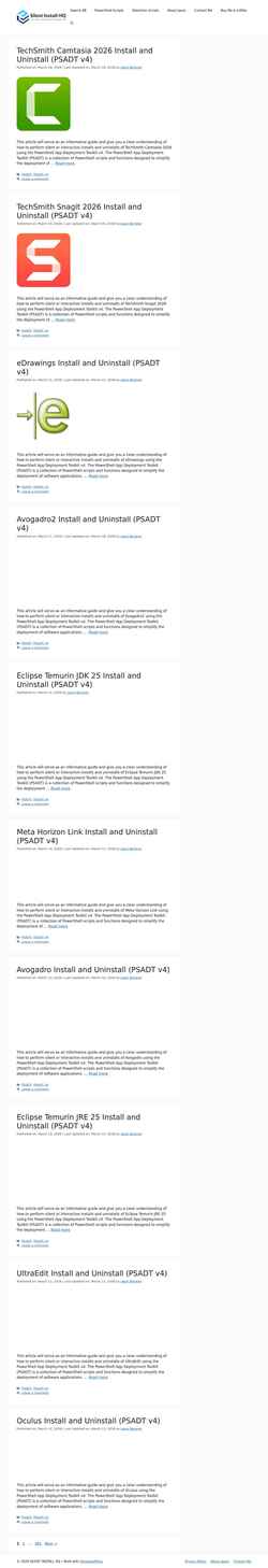 Captură de ecran silentinstallhq.com