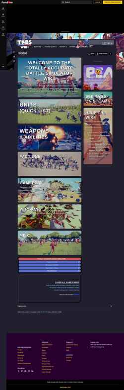 Ekran görüntüsü totally-accurate-battle-simulator.fandom.com