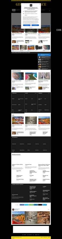 Екранна снимка geologyscience.com
