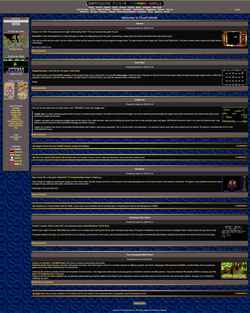 Snímek obrazovky plus4world.powweb.com
