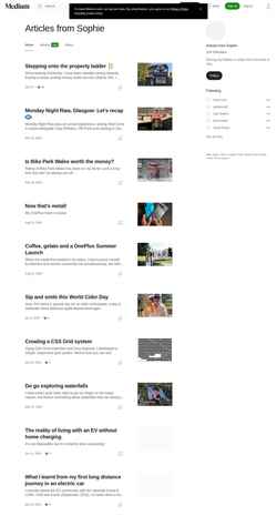 Snimka zaslona articlesfromsophie.medium.com