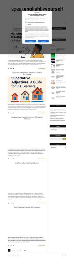 Captura de pantalla speakenglishbyyourself.com