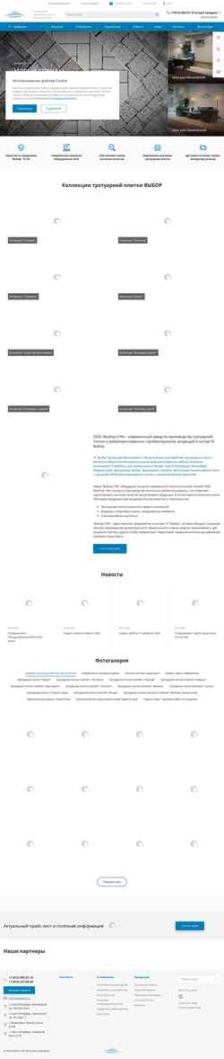 Screenshot vibor-spb.ru