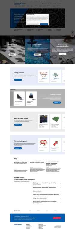 Schermata powerrubber.com