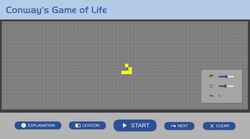 Captura de pantalla playgameoflife.com