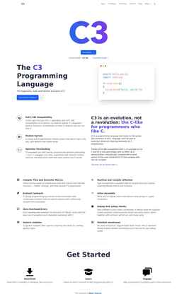 Screenshot c3-lang.org