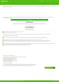 Schermata drweb-cureit.ru