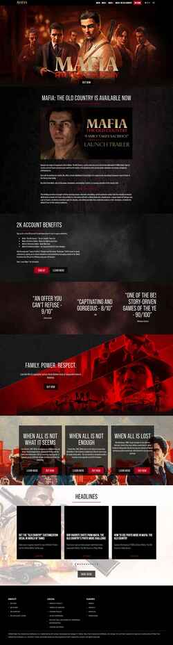Screenshot mafia.2k.com