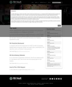 Schermafbeelding vault.fbi.gov