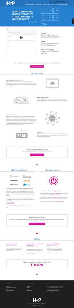 Screenshot h5p.org