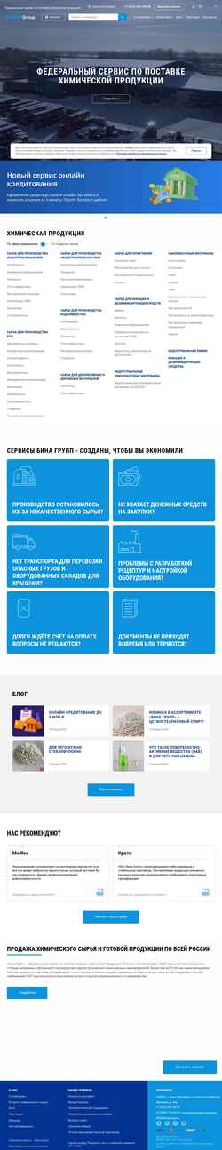Screenshot spb.binagroup.ru