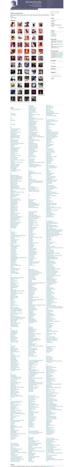 Captura de pantalla dylanchords.com