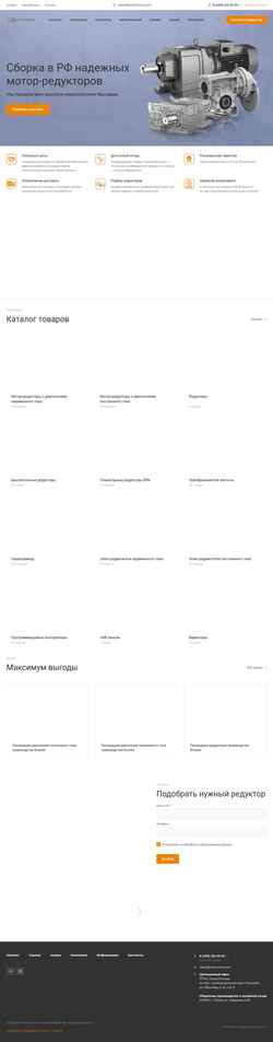 Snímka obrazovky reductors.com