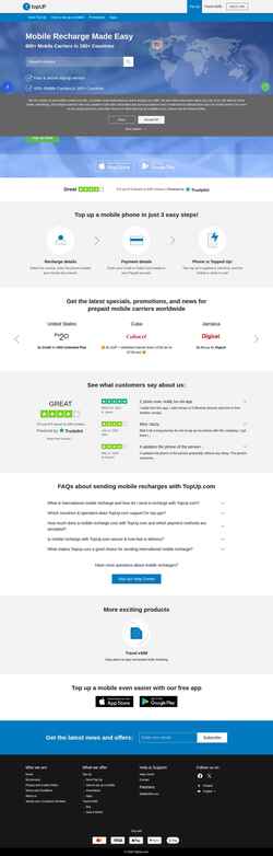 Screenshot topup.com