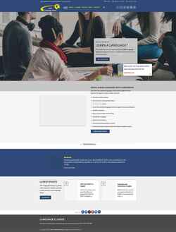 Snímek obrazovky adislanguageschool.com