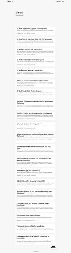 Ekran görüntüsü techteds.pages.dev